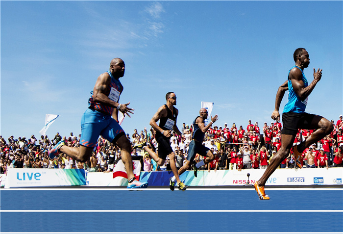 橡膠跑道跑步圖